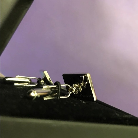 David Donahue Red Rectangular Cufflinks - Picture 3 of 4